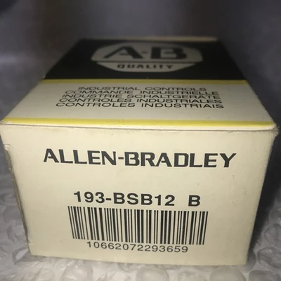 NEW Allen-Bradley 193-BSB12