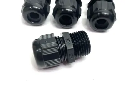 New | in-Stock Altech Strain Relief Cable Gland, 1/2" NPT Black, 3-9mm LOT OF 27 Electrical Fittings Michigan US | Maverick Industrial Sales #1390647