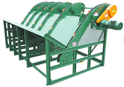 Mellott Unscrambler with Board Singulator System