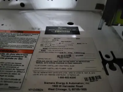 Full Voltage Non-Reversing MCC Bucket Size 1