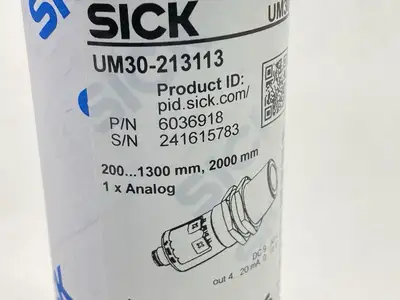 UM30-213113 | Sick  Ultrasonic Sensor M12 5-Pin 6036918 - New Other