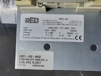 New | in-Stock REO CNW 897 Transformers British Columbia CA | Lenmark #1426742
