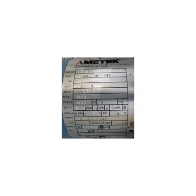 Used 1/3  HP Ametek Rotron Regenerative Blower - Model Dr202y72m