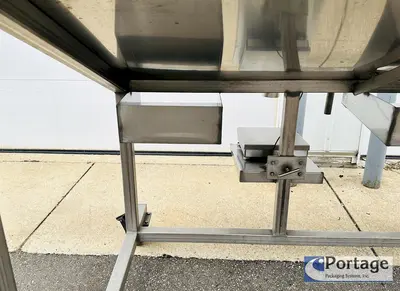 USED HEINZEN MANUFACTURING INTERNATIONAL 2720 MANUAL PACKING TABLE W/ DUAL SCALES