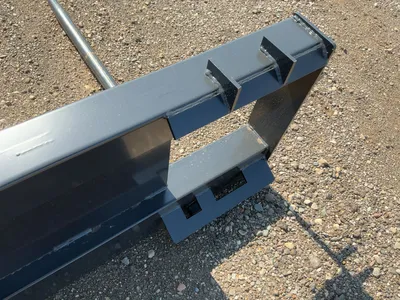 New JCT Bale Spear Skid Steer Attachment, Universal Quick Attach, Has Two Spears that Stick Out Appr...