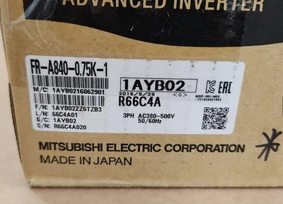 NEW Mitsubishi Electric FR-A840-0.75K-1