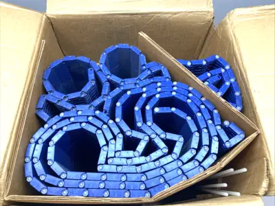 New | in-Stock Intralox Series 900 Flat Top Conveyor Belt Acetal Blue 23.3" Wide 288 ROWS Conveyor Parts Michigan US | Maverick Industrial Sales #1502481