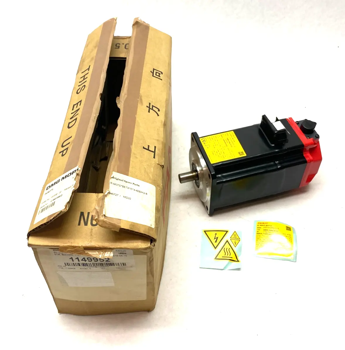 USED FANUC BIS AC SERVO MOTOR 4/4000HV-B 3-PHASE