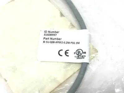 BI5U-Q08-AP6X2-0.2M-PSG 3M | Turck  Inductive Proximity Switch Sensor S1608997 - New – Open Box