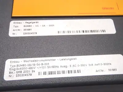Used Baumüller Servo Drive Power Module BUM60-VC-0A-0001 Servo Drives Michigan US | Maverick Industrial Sales #1397801