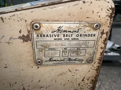Used HAMMOND UBG625 Belt Grinders Including Sanders Ohio US | HGR 24 #1496414