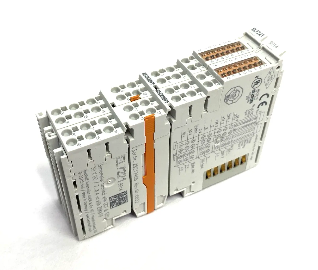 USED BECKHOFF ETHERCAT TERMINAL, 1-CHANNEL MOTION INTERFACE, SERVOMOTOR