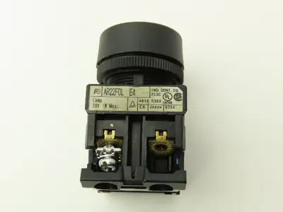 Fuji Electric AR22F0L-10E4R Pushbutton Red Momentary 22mm 250V 6A Lot of 5