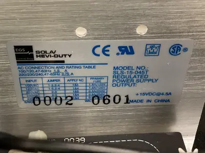 New | in-Stock EGS SLS-15-045T Miscellaneous Equipment (Electrical & Power) Ohio US | Surplus Asset Holdings #1237668