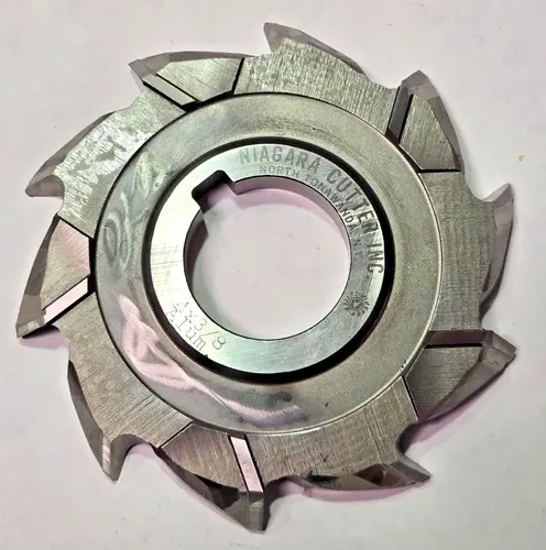 Niagara Milling Cutter 4" x 3/8 HIGH SPEED STEEL HSS resharpened
