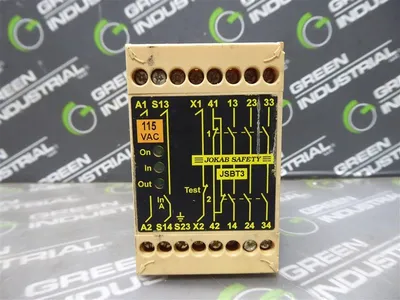 Jokab JSBT3 115VAC Safety Relay Module Used