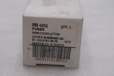 BUSSMANN FWX-400A 250VAC/DC 400A - NEW IN BOX - STOCK GF544A