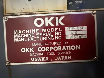 USED OKK MCV-660