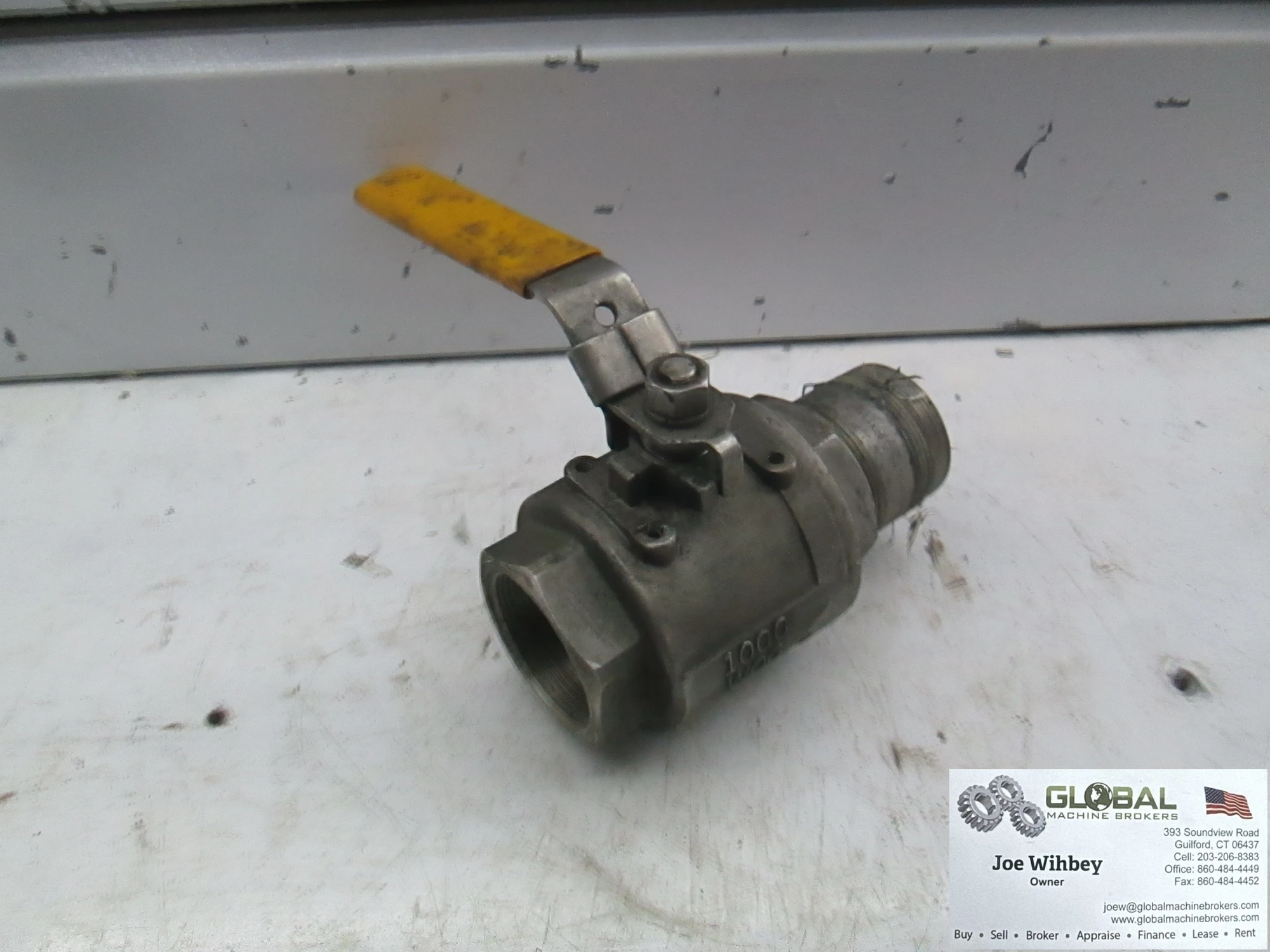 JFW Valve 2" Ball Valve With Male Adapter Fitting CF8M 1000WOG
