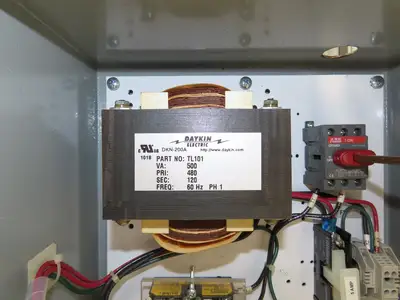 Daykin GPFS-07 U Stepdown Transformer Disconnect 500VA 1Ph HV 480V LV 120V