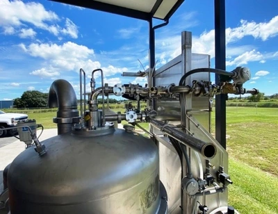 Westfalia SC 35-03-577 Hydrostop separator skid, 316SS.