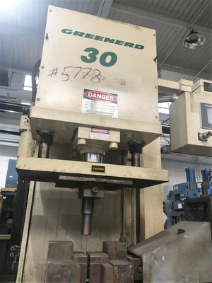 USED 1999 GREENERD PRESSES GREENERD HCA-30-30R8 PRESS