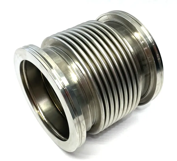 Used Edwards Stai Steel Vacuum Hose Flexible Bellow ISO-LF Flange Size NW-100 Hoses Michigan US | Maverick Industrial Sales #1402226