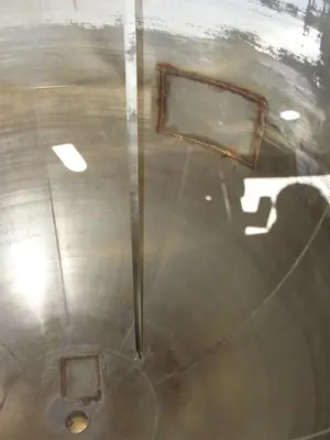 SPC6894  Kettle 1000 gallon Lee hemispherical bottom kettle, Stainless Steel