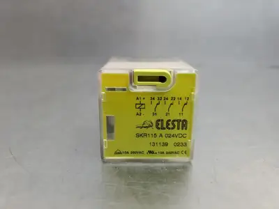 USED Elesta SKR115 A 024VDC Relay, 10A, 250VAC, 11-Pin