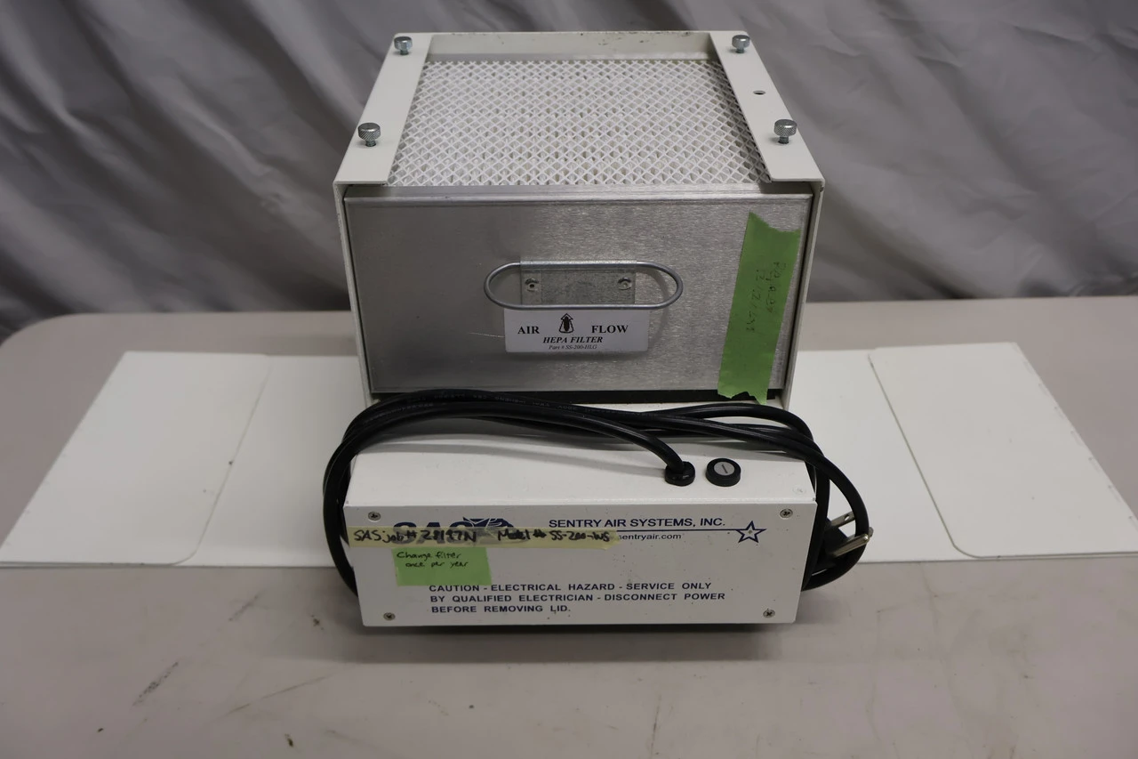 SAS Sentry Air Systems Inc. Filtration  / Extraction System w/ Heppa Filter