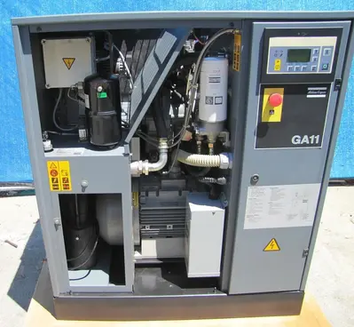 Used ATLAS COPCO GA11 Rotary Screw & Sliding Vane Air Compressors California US | Bay Line Tool #1314903