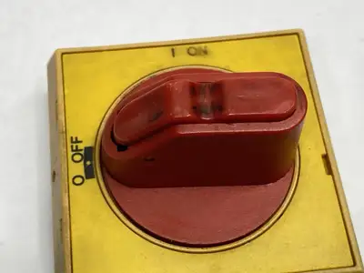 OHYS2RJ | ABB  Operator Selector Handle Red/Yellow -  Used