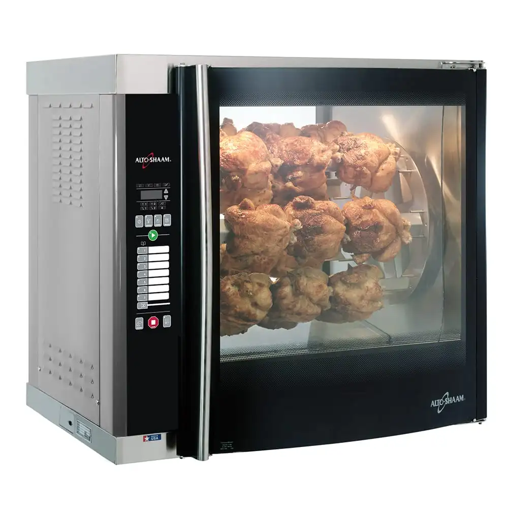 Alto-Shaam AR-7E-SGLPANE Electric 7 Spit Commercial Rotisserie, 208v/1ph