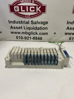 SMC EX260-SEN1 Ethernet/IP Fieldbus System 14 Solenoid Valve Manifold