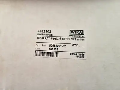 NEW WIKA 632.34