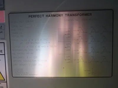 SIEMENS Perfect Harmony - 126006 Transformers | Yellow Tag Capital Recovery (6)