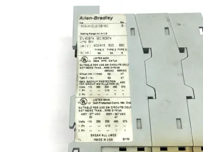 USED ALLEN-BRADLEY 190S-ANDJ2-CB16C SER. B