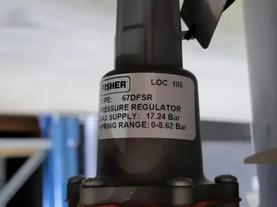 2" Class 900 Globe Valve B16.34 w/ Actuator & Pressure Regulator