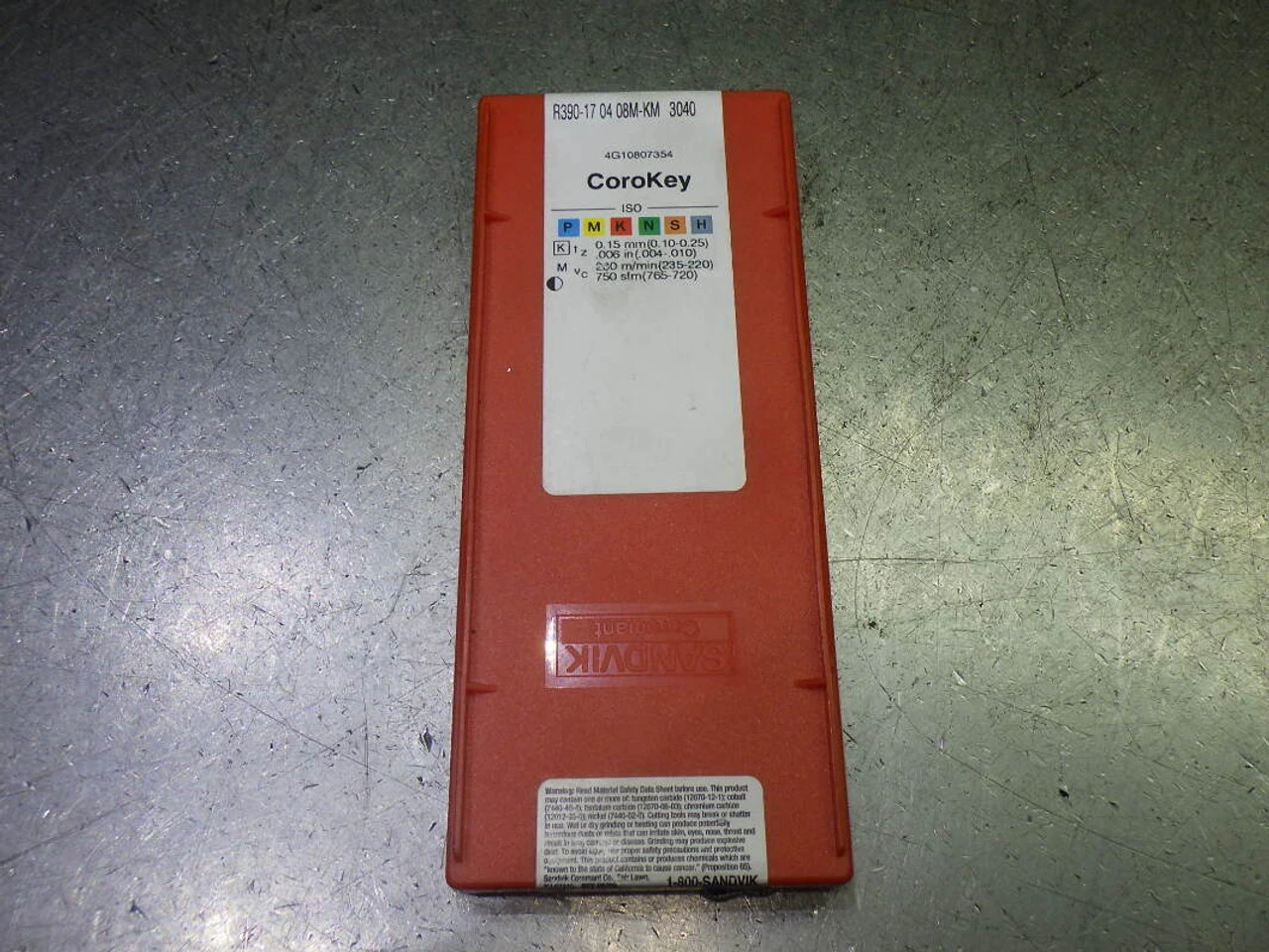 Sandvik Carbide Milling Inserts QTY10 R390-17 04 08M-KM 3040 (LOC3549)