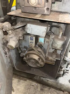 18 TON TISHKEN 4 POST MECHANICAL CUT-OFF PRESS USED