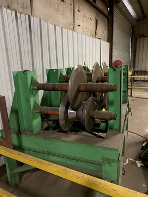 20 STAND X 2.5" ARBOR X 30" PEARSON RAKE & GUTTER ROLLFORMER. STOCK # 0733022