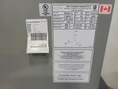 NEW REX POWER MAGNETICS RA30C-H