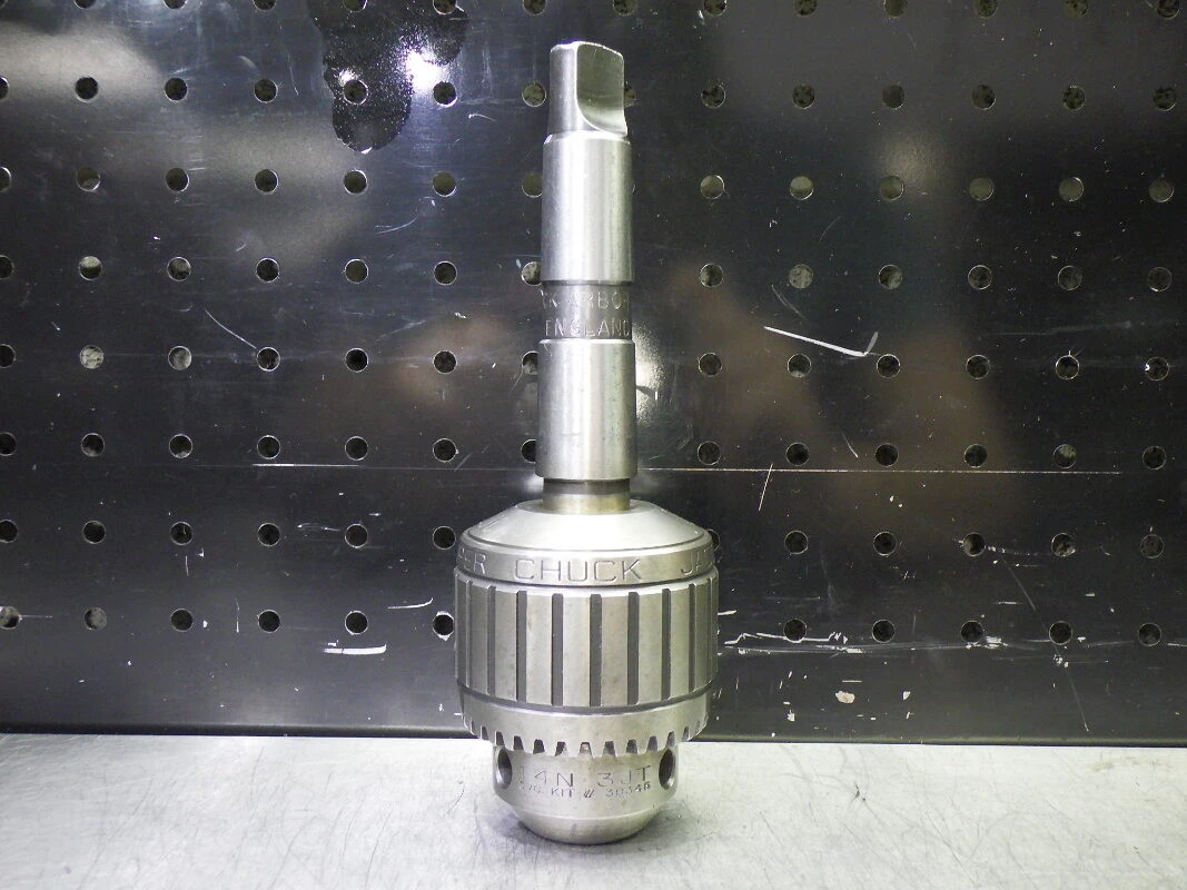 Jacobs .04-.5" Key Type Drill Chuck W/ MT #3 Shank 14N 3JT (LOC2893A)