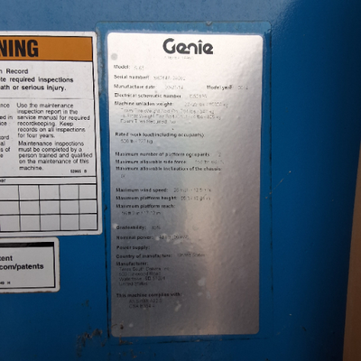USED 2014 Genie S-65