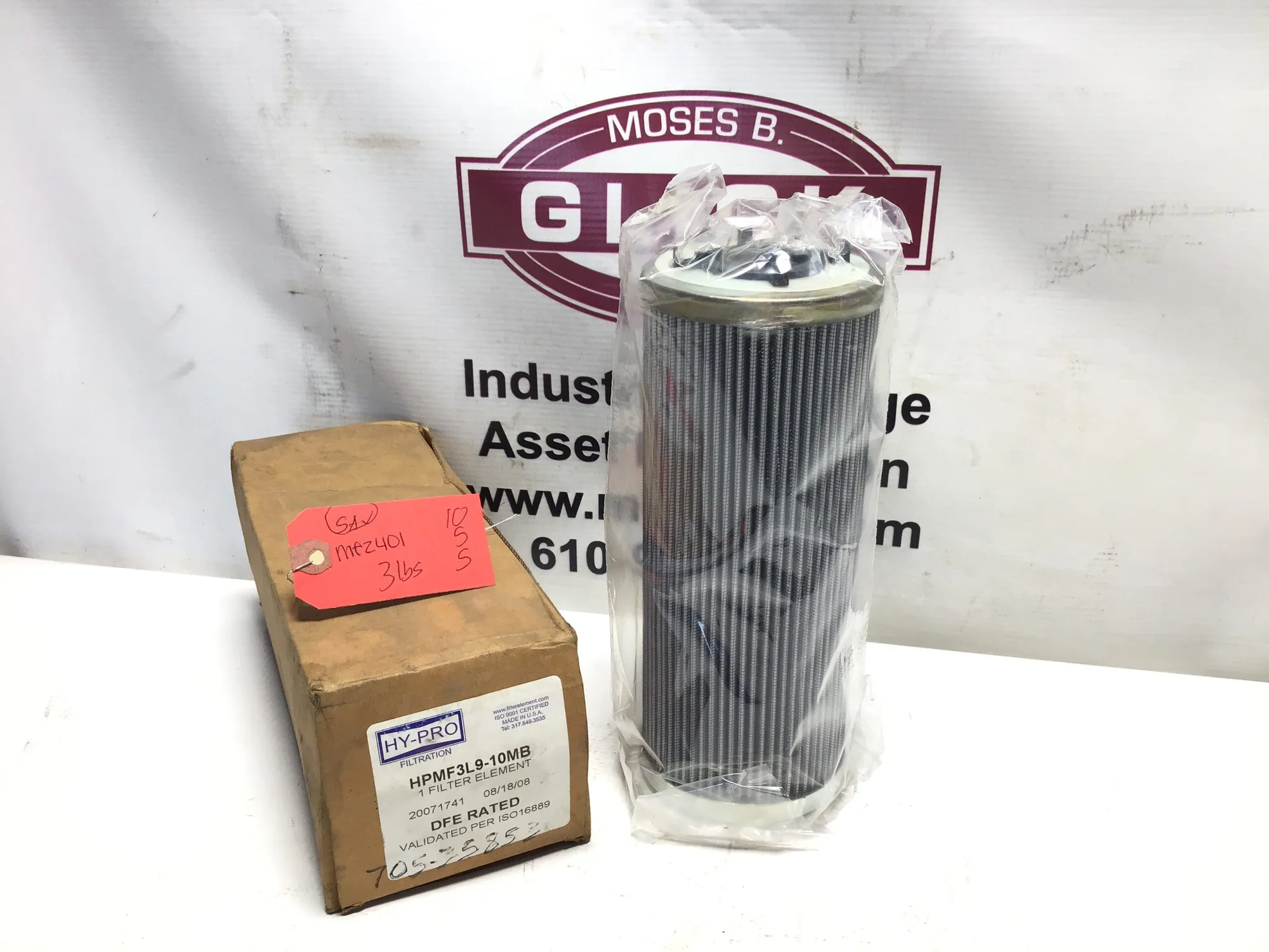 HY-PRO FILTER ELEMENT HPMF3L9-10MB DFE RATED