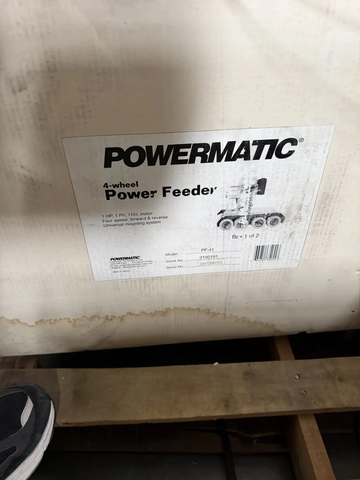 Used POWERMATIC PF-33-460 Power Feeders (Woodworking) California US | 10 Blade Pro Machinery #1412754