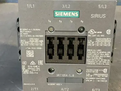 Used SIEMENS 3RT1054AR36 Relays & Switches Ohio US | HGR 24 #1545353
