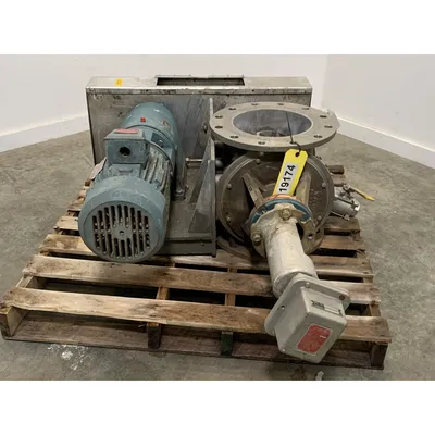 Used 10" Stainless Steel Flo-Tronics Rotary Airlock Feeder Valve