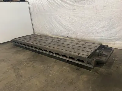 60" X 168" X 9" T-SLOTTED FLOOR PLATE. STOCK # 0416923