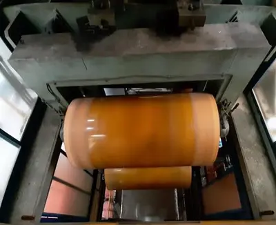 67" W (1710 mm) x .009"-.079" (.23 mm-2 mm) x 20 Ton Color Coating Line (Used)